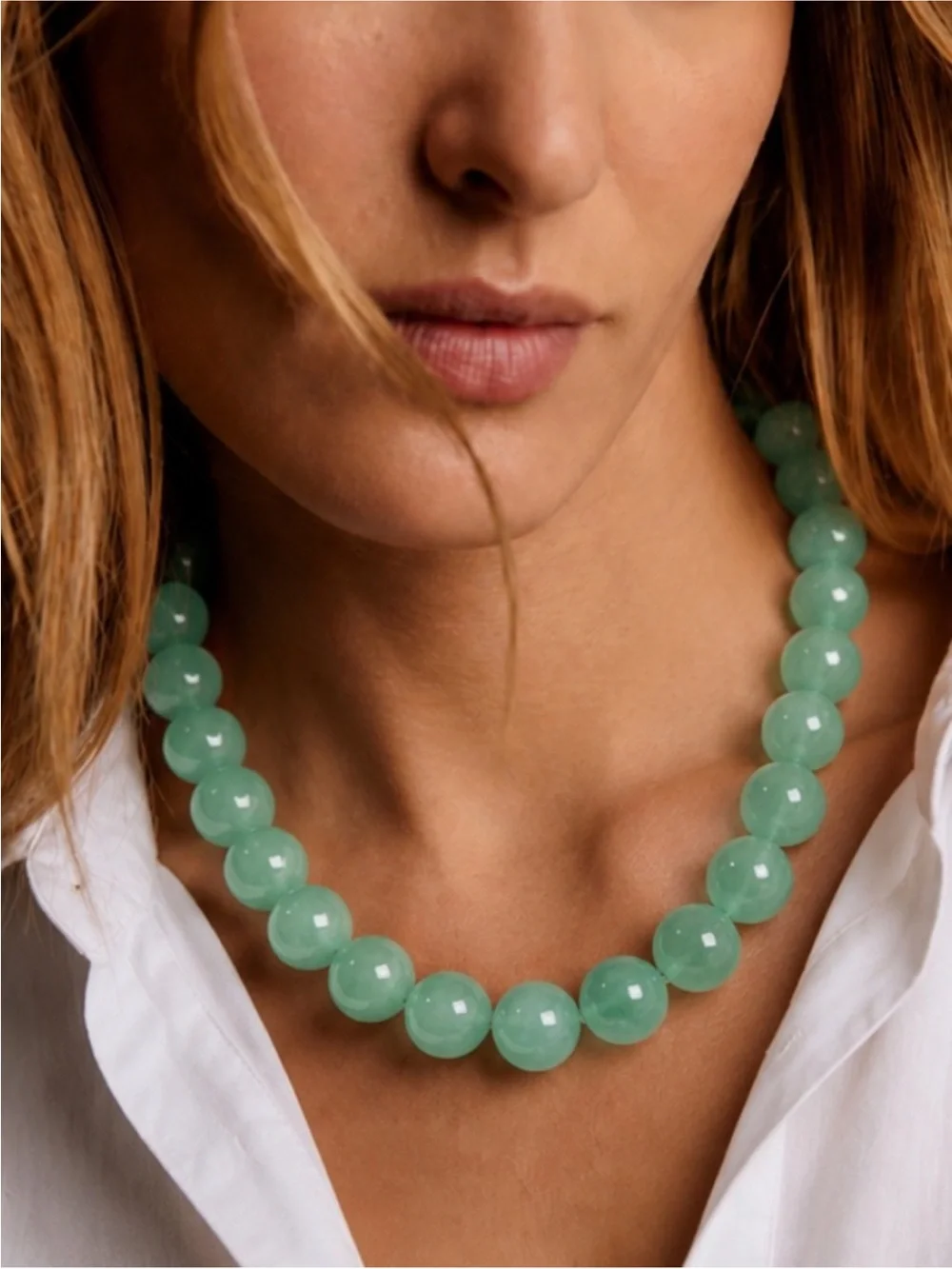 New! Preppy Colorful Spearmint Beaded Dopamine Necklace NWOT